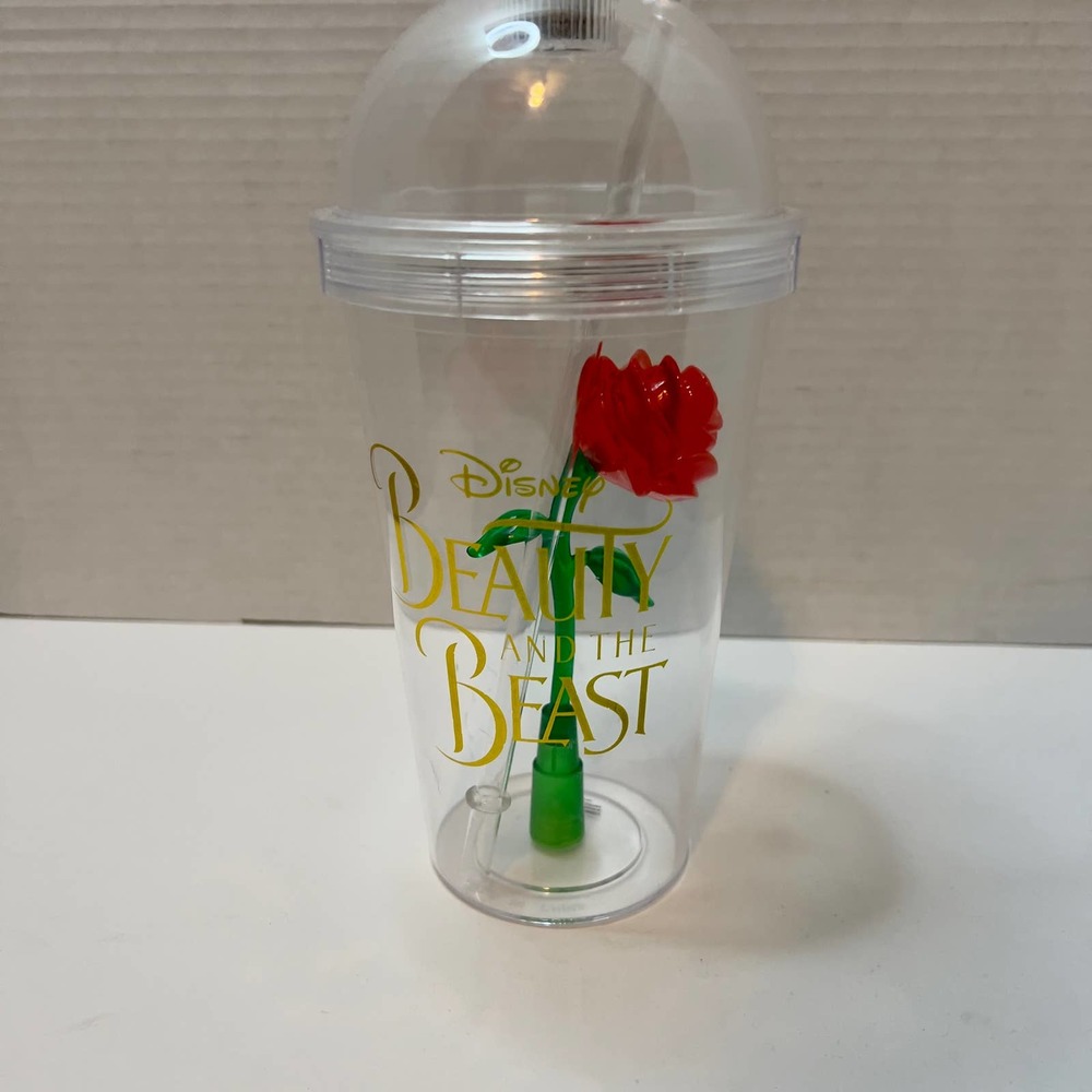 Disney Beauty and the Beast  Light Up Rose Cup/Tumblr
